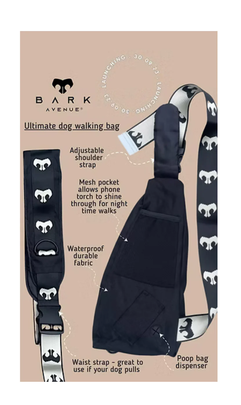 BARK AVENUE Hands-free Dog Walking Bag - Image 4