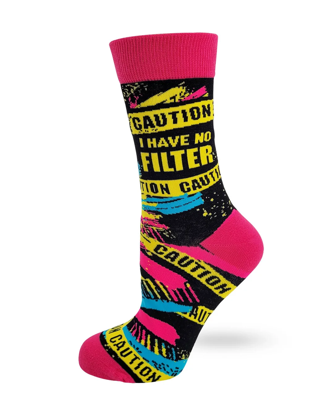 Caution I Have No Filter Women's Crew Socks - Image 3