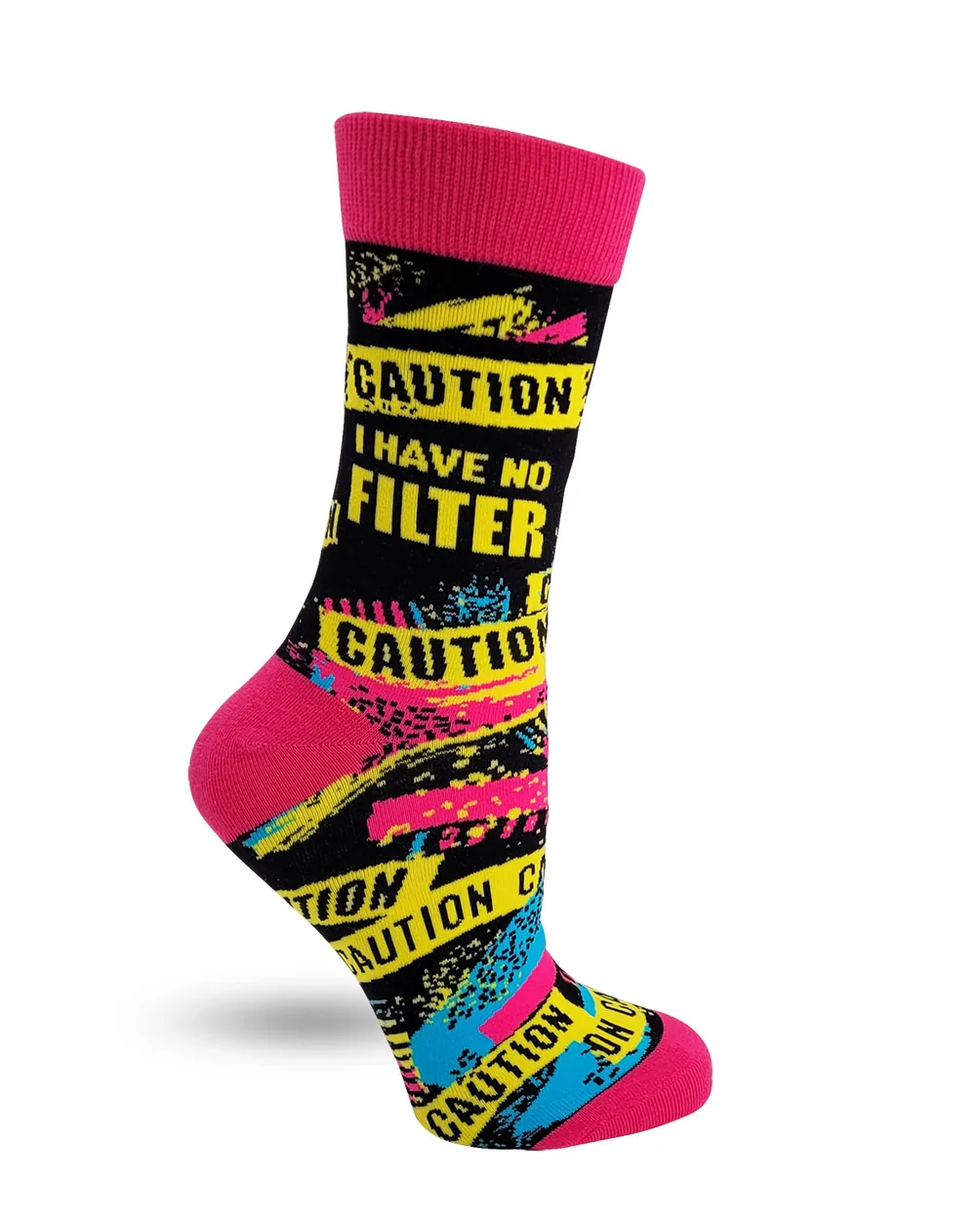 Caution I Have No Filter Women's Crew Socks - Image 4