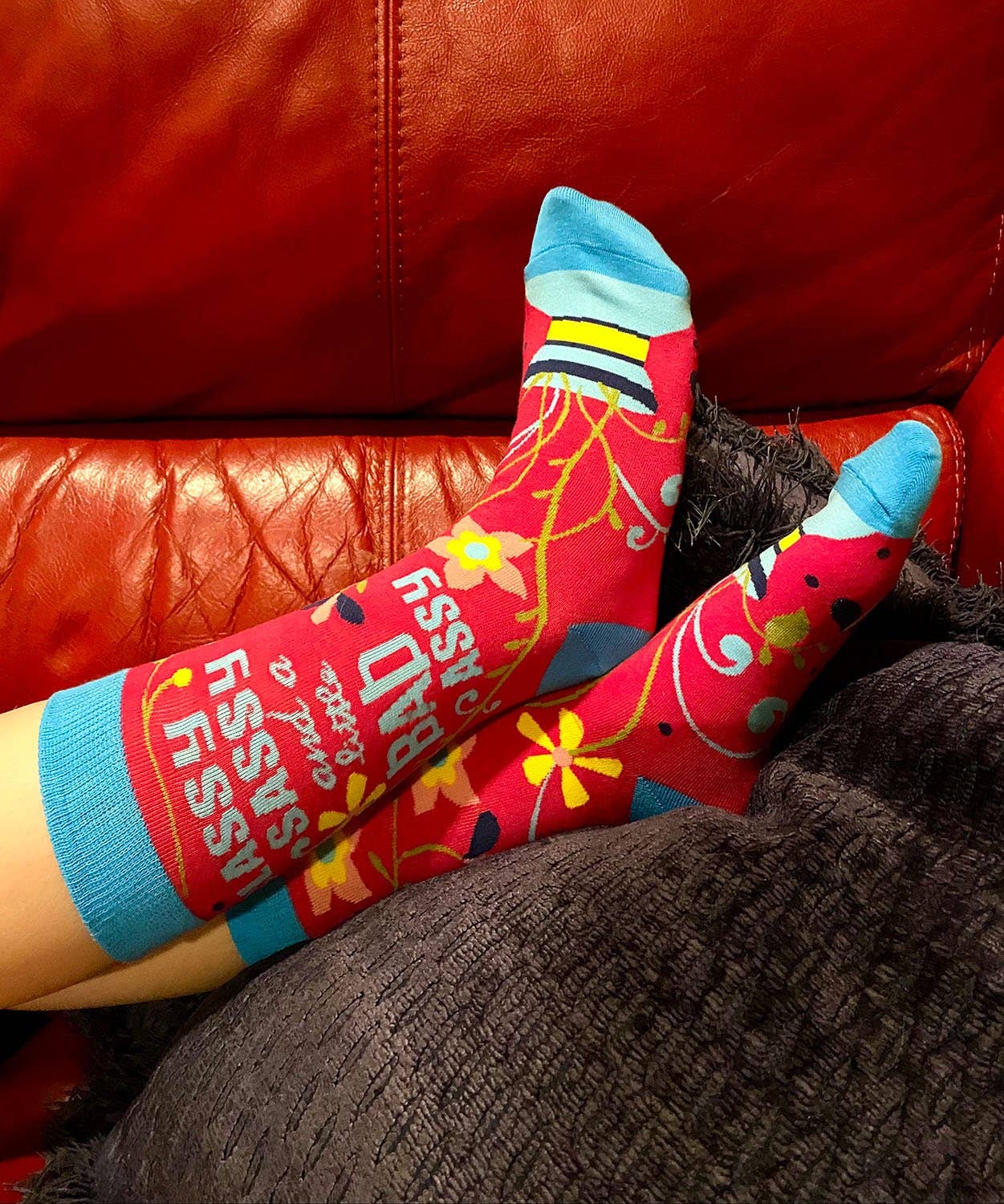 Classy Sassy and a Little Bad Assy Women's Crew Socks - Image 5