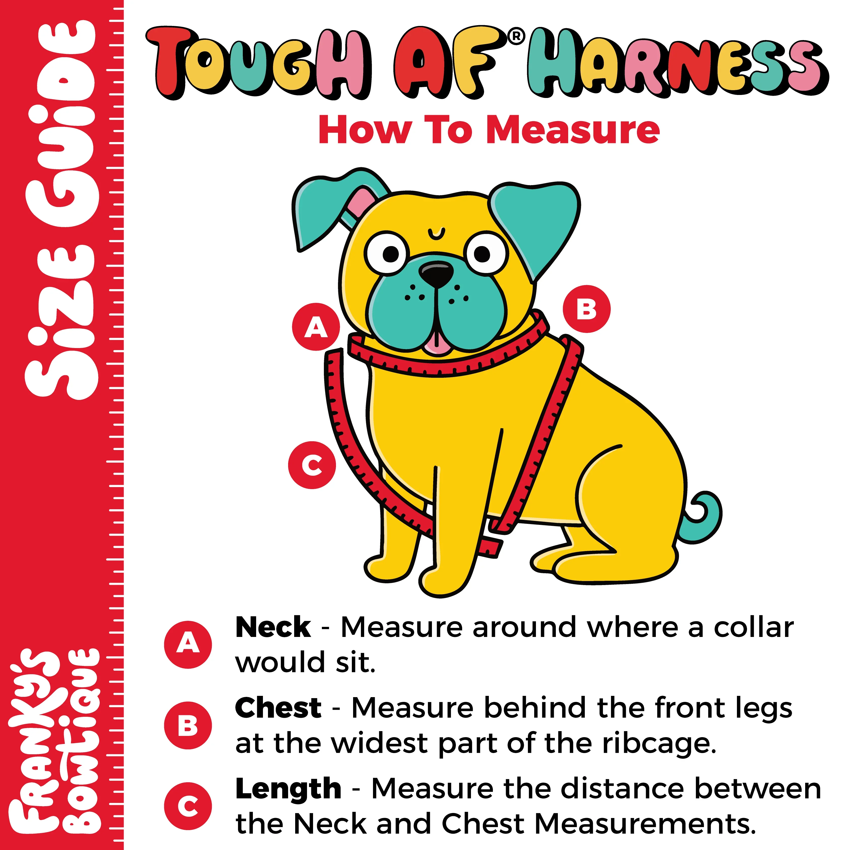 Tough AF® Harness - Here to fuck shit up - Image 9