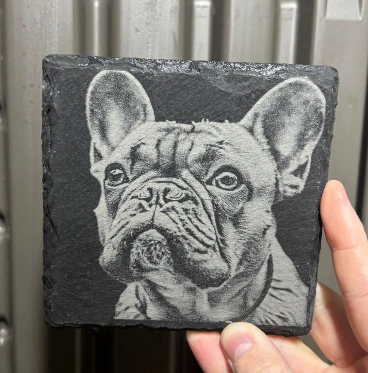 Dog Breed Engraved Slave Coaster - Laser Engraved Dog Lover Gift - Image 3