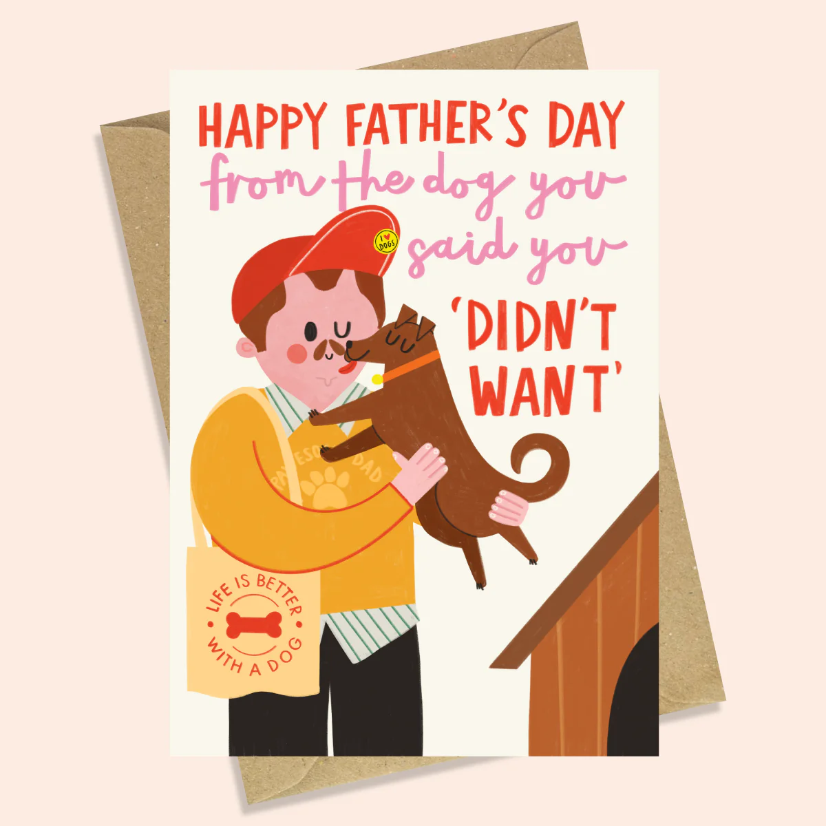 DOG DAD - FUNNY FATHER'S DAY CARD