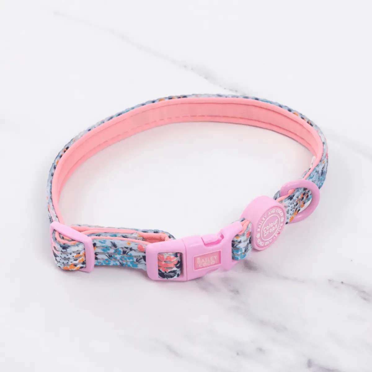 Bailey and Coco Trail & Glow Adjustable Collar - Colour Drops - Spring Dreams - Image 2