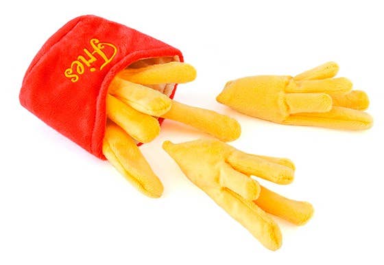 French Fries Plush Dog Toy - Image 2
