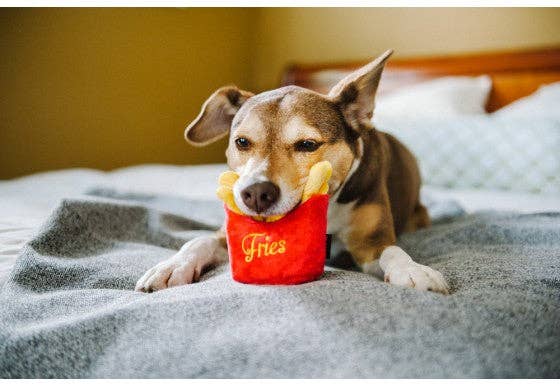 French Fries Plush Dog Toy - Image 3