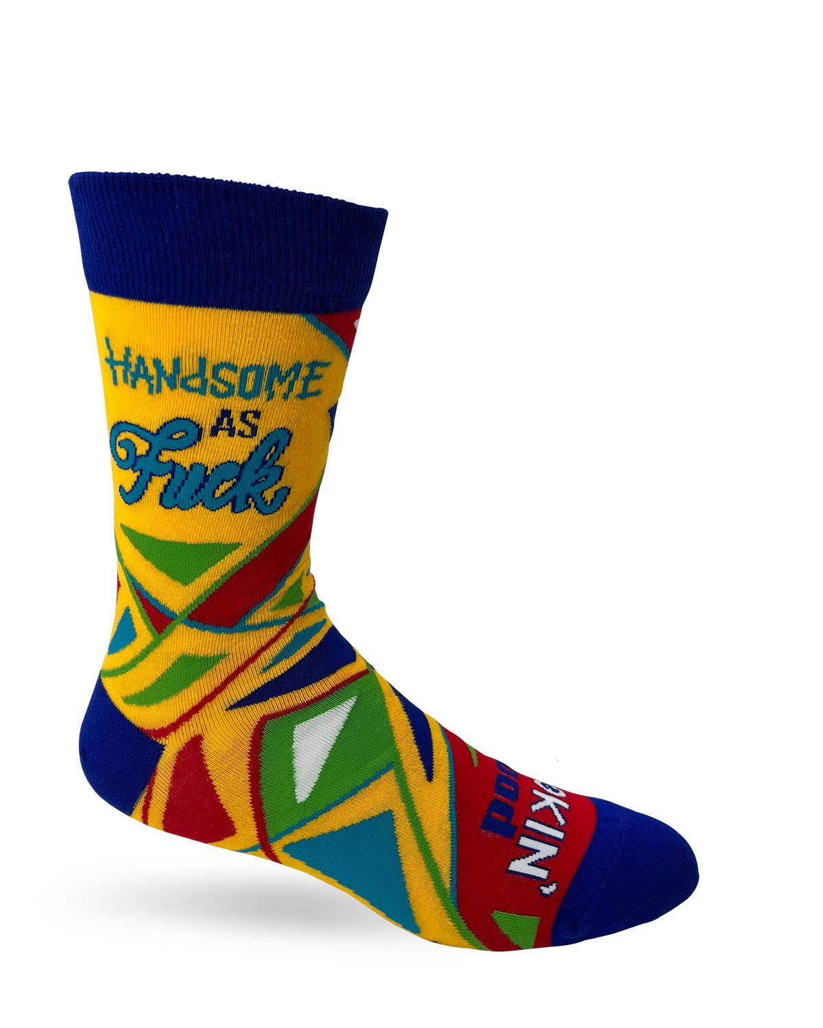 Handsome As F..k Lookin' Good Men's Novelty Crew Socks - Image 2