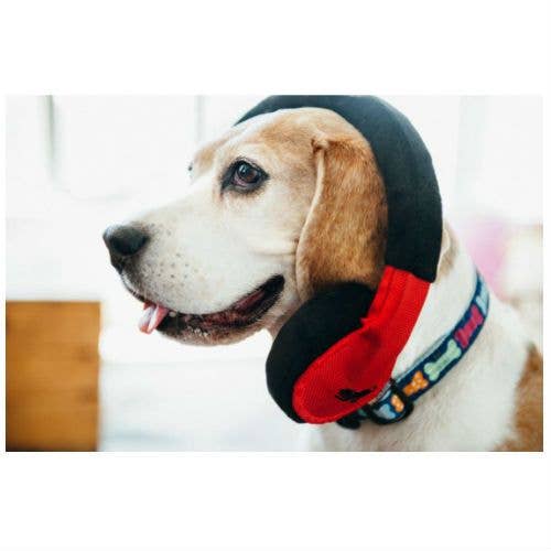 Headphones Plush Dog Toy - Image 2