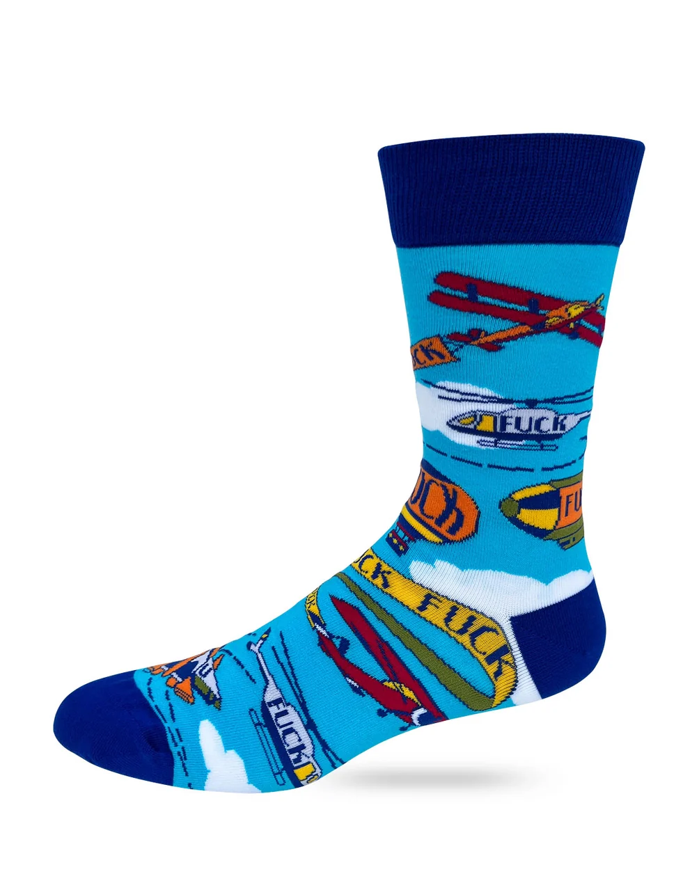 I Don't Give A Flying F..K Men's Novelty Crew Socks - Image 3