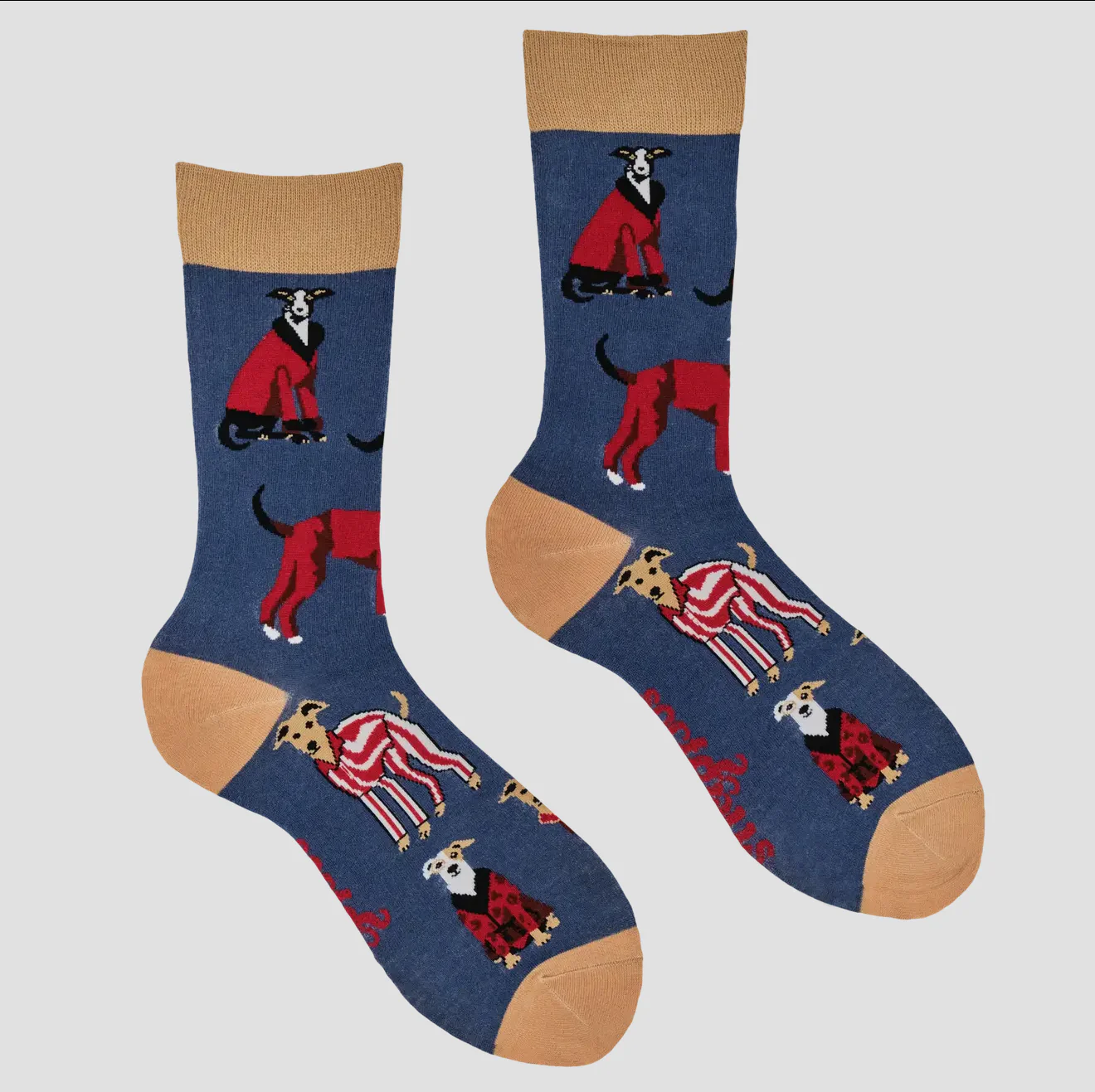 Italian Greyhound Socks - Gentleman's Best Friend - Image 2