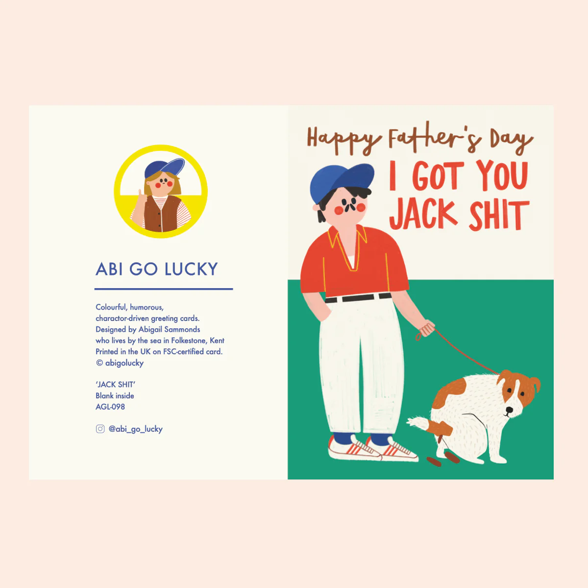 JACK SHIT - FUNNY FATHER'S DAY CARD - Image 2
