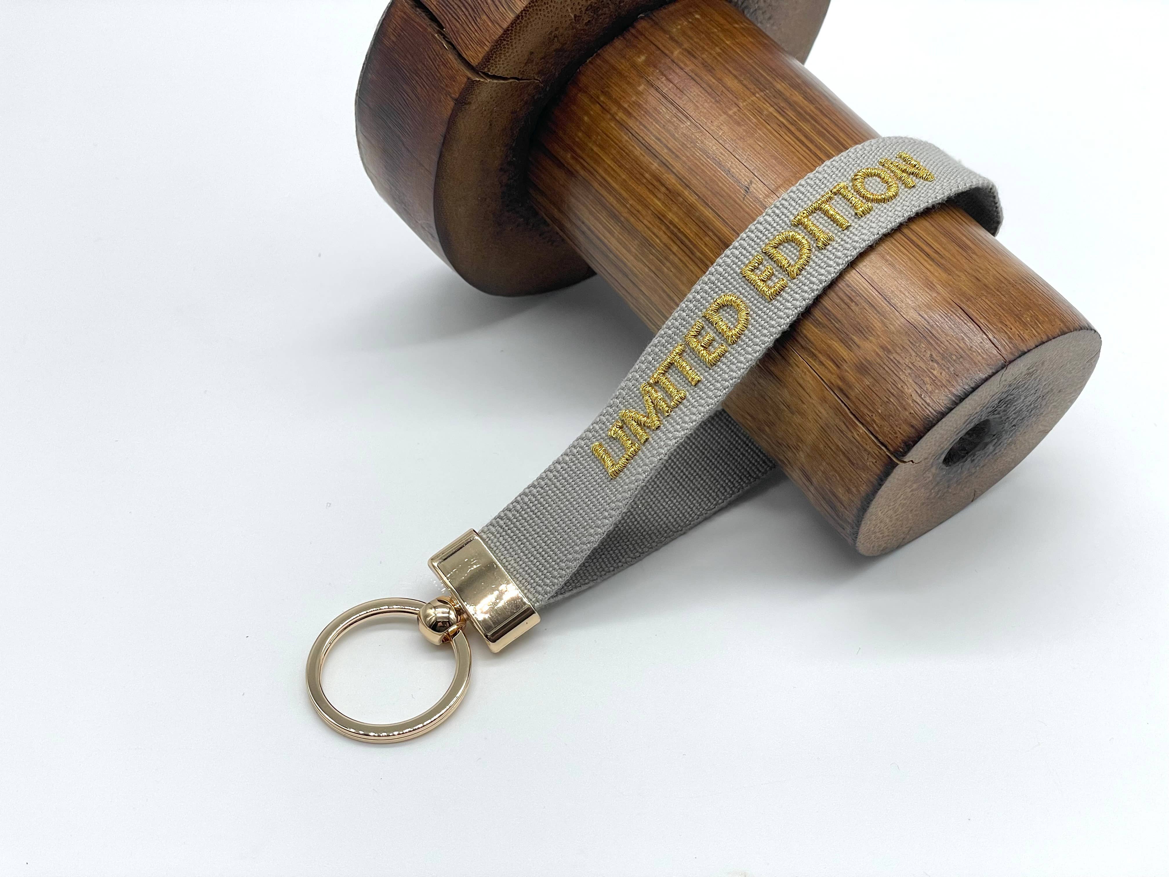 LIMITED EDITION woven embroidered keychain keychain
