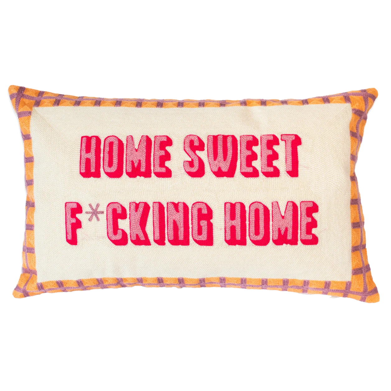 Home Sweet F*Cking Home Needlepoint Cushion