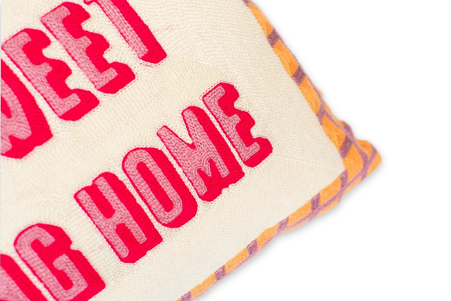 Home Sweet F*Cking Home Needlepoint Cushion - Image 3