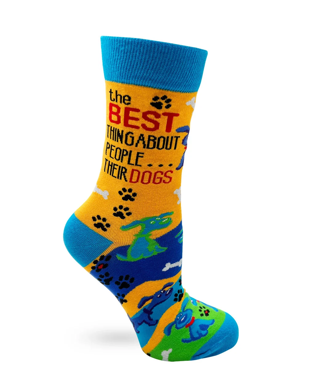 Best Thing About People...Their Dogs Women's Crew Socks - Image 3