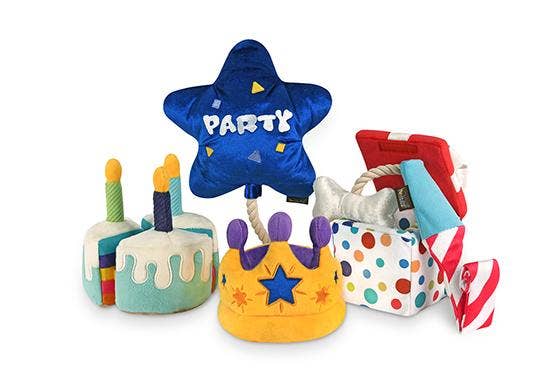 Party Time Bone-Appetit Cake Plush Dog Toy - Image 3