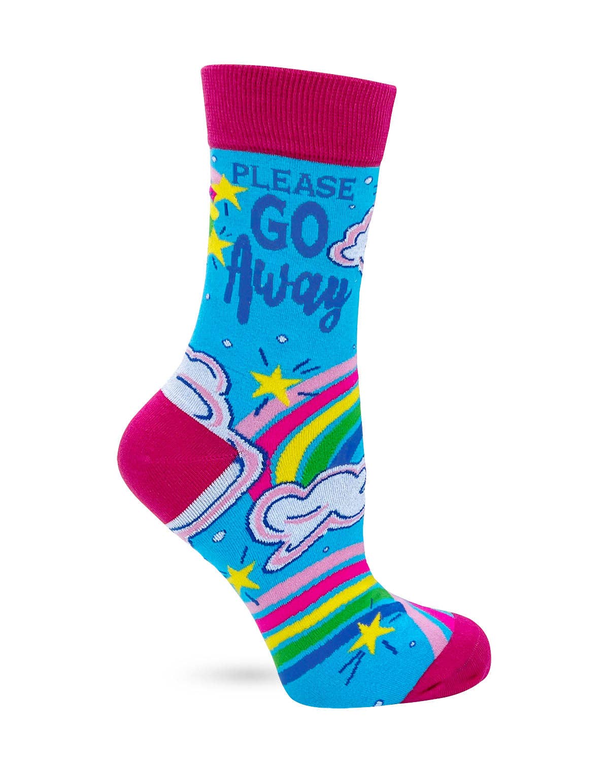 Please Go Away Women's Novelty Crew Socks - Image 2