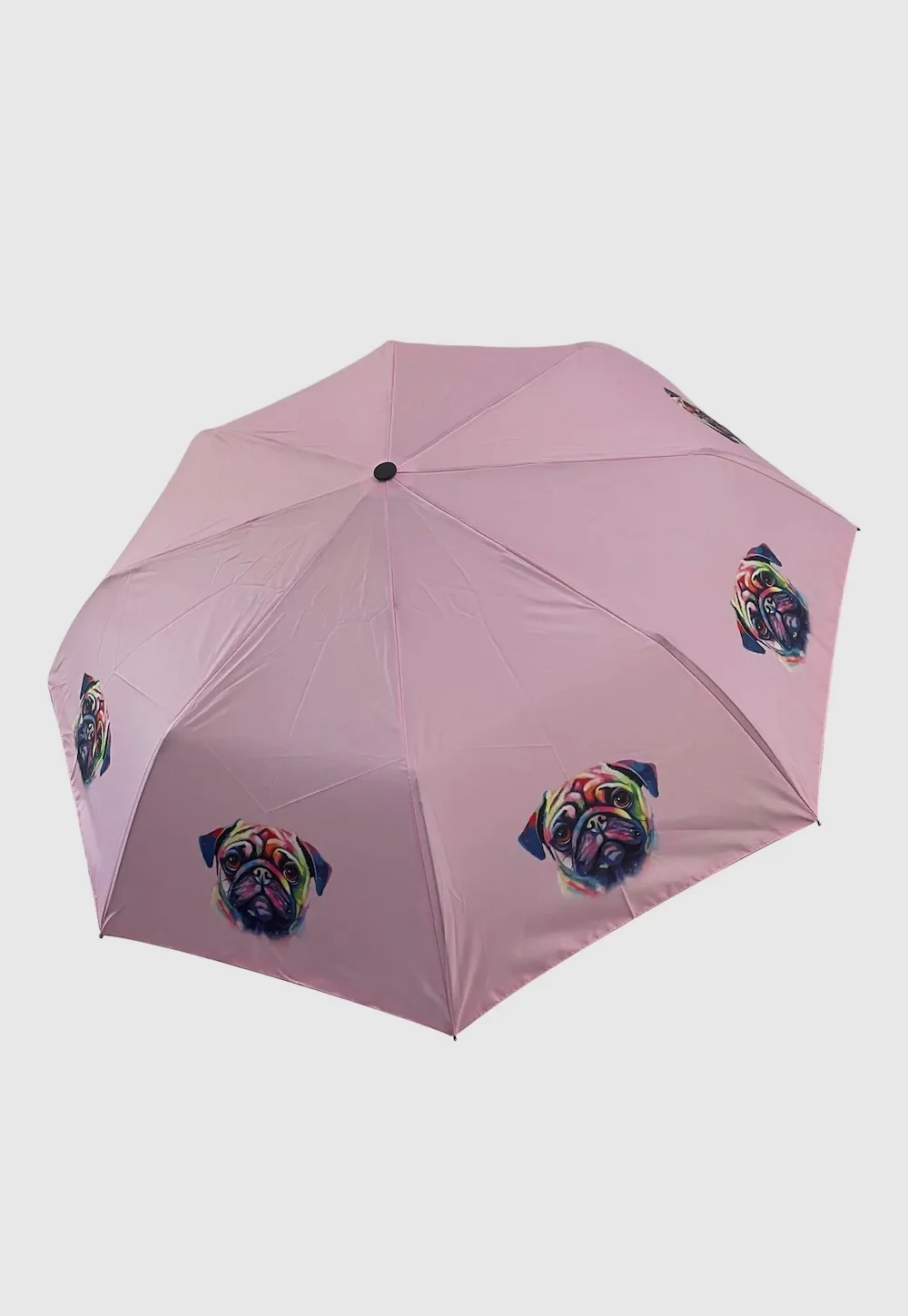 Pug Dog Print Umbrella - Image 3