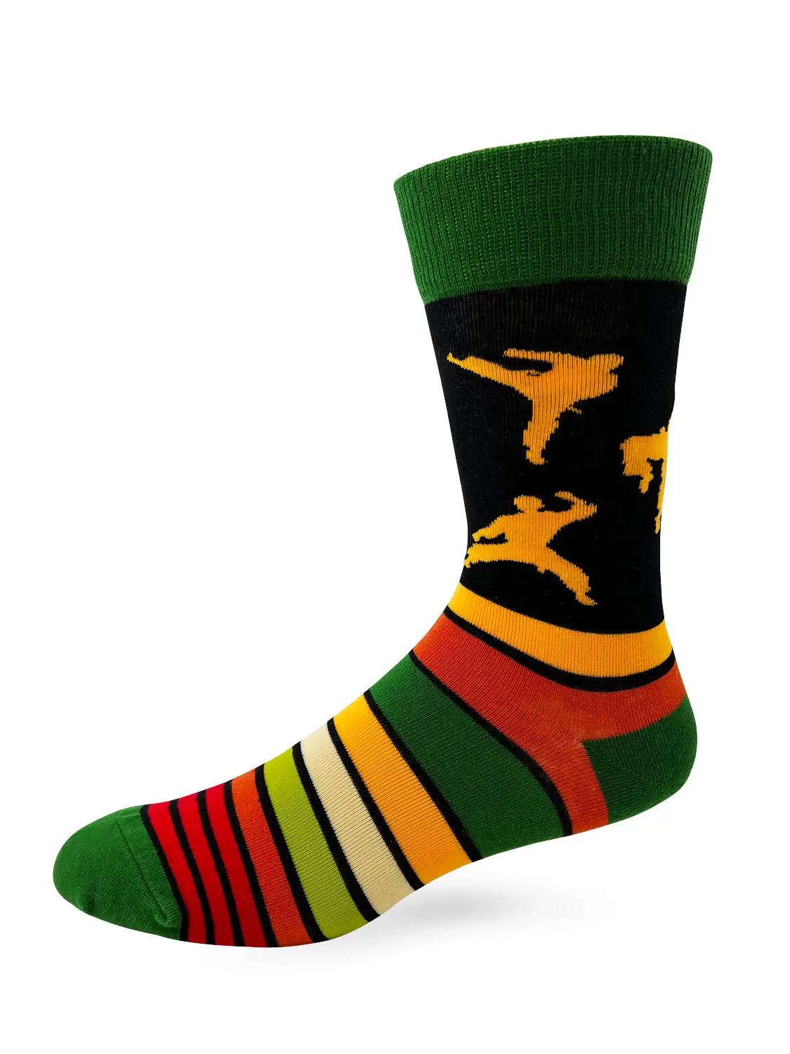 Surely Not Everybody Was Kung Fu Fighting Men's Novelty Crew - Image 3