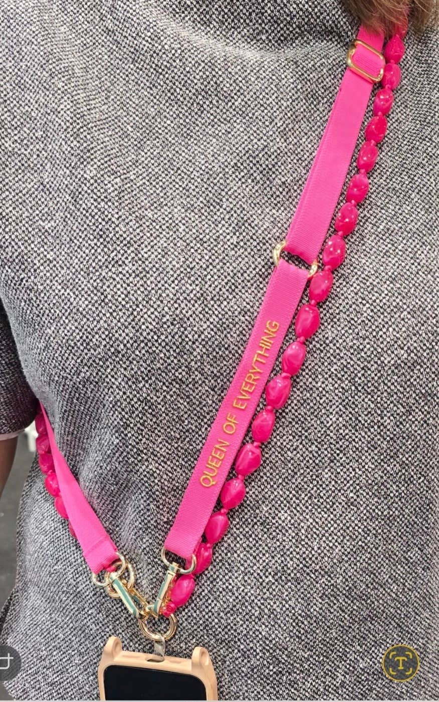Statement phone chain 86–137 cm long QUEEN OF EVERYTHING 4in1 - Image 2
