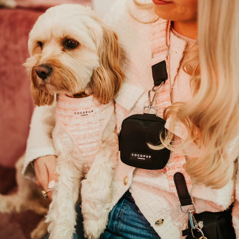 Textured Tweed Bag Strap - Pink - Image 10